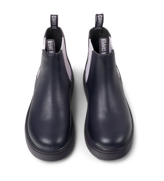 Camper Lilac Norte leather ankle boots