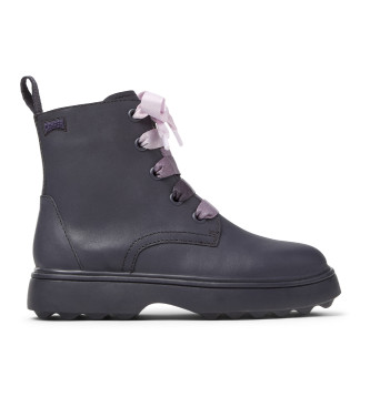 Camper North Leather Ankle Boots noir