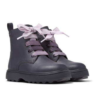 Camper North Leather Ankle Boots noir