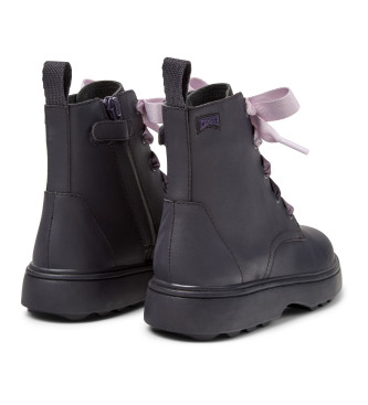 Camper North Leather Ankle Boots noir