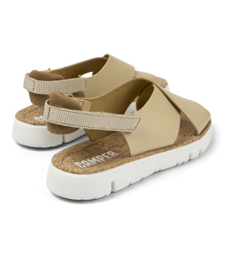 Camper Leather sandals Oruga Sandal beige Sandal