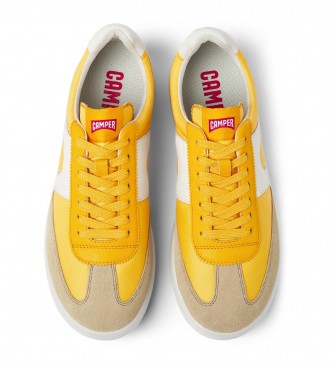 Camper Leather Shoes Pelotas XLF yellow