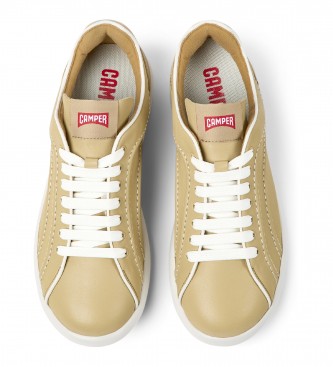 Camper Pelotas XLF beige leather shoes beige