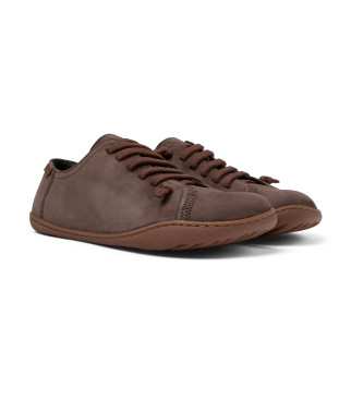 Camper Chaussures Peu Cami en cuir marron