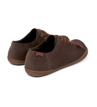 Camper Chaussures Peu Cami en cuir marron