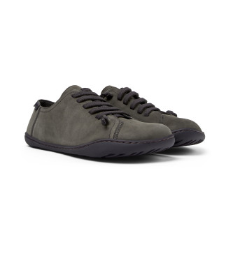 Camper Scarpe Peu Cami in pelle grigio scuro