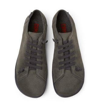 Camper Scarpe Peu Cami in pelle grigio scuro