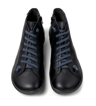 Camper Bottines Peu Cami en cuir noir