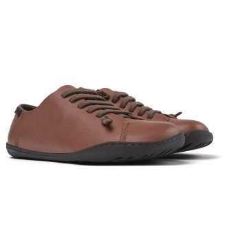 Camper Peu Cami burgundy leather shoes