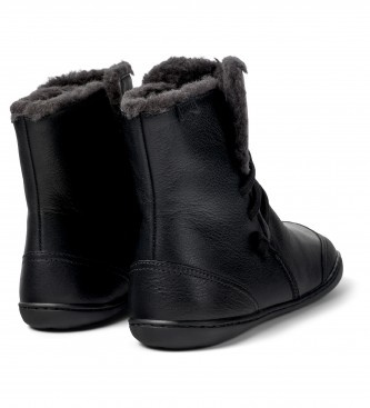 Camper Peu Cami Ankle Boots i lder svart