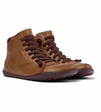 Camper Peu Cami Leather Sneakers brown