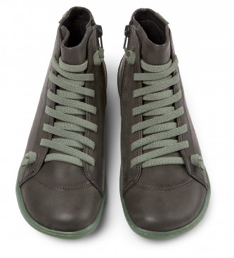 Camper Peu Cami Leather Sneakers cinzento