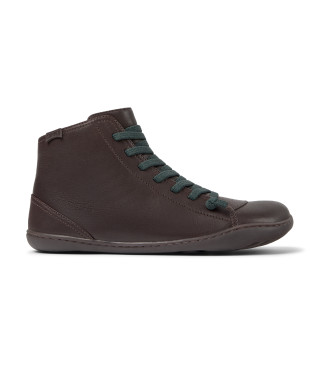 Camper Peu Cami brown leather ankle boots