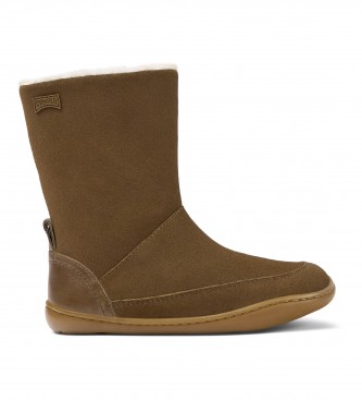 Camper Peu Cami brown leather boots
