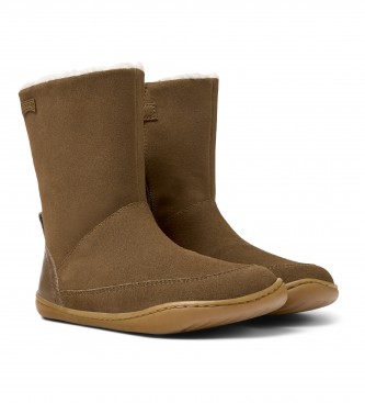 Camper Peu Cami brown leather boots
