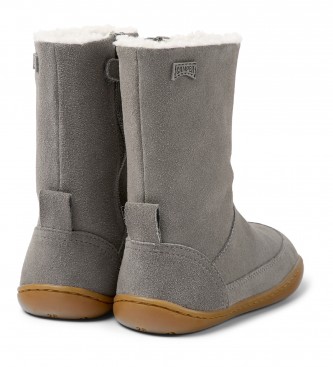 Camper Peu Cami Leather Boots grey