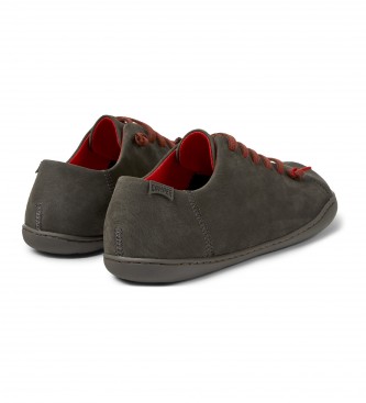 CAMPER Chaussures en cuir gris Peu Cami