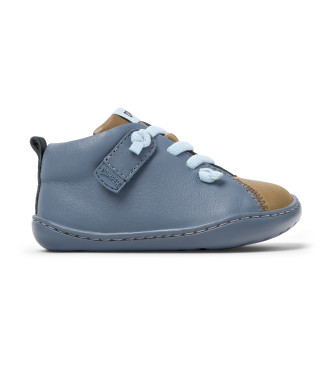 Camper Twins Leather Shoes blue