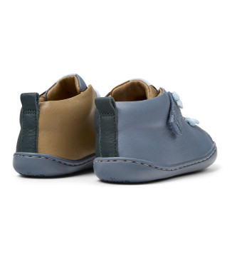 Camper Zwillinge Lederschuhe blau