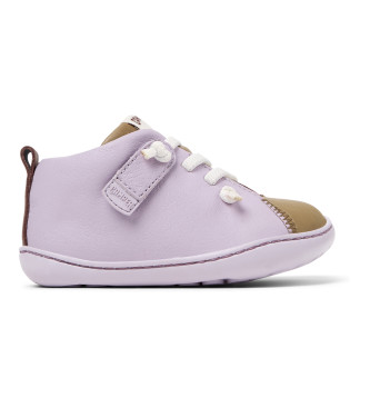 Camper Twins Leather Shoes pink