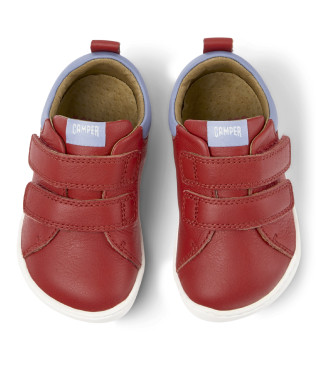 Camper Peu Cami FW burgundy leather trainers