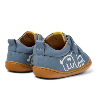 Camper Twins Leather Sneakers blue