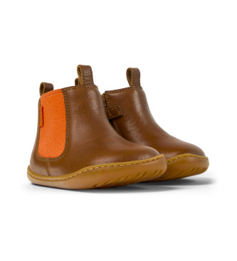 Camper Peu Cami FW brown leather ankle boots