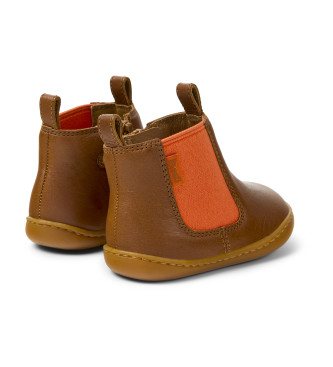 Camper Peu Cami FW brown leather ankle boots