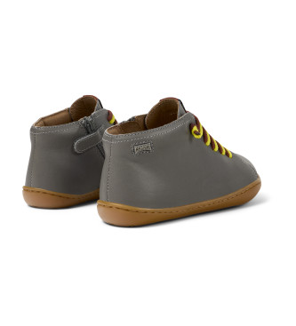 Camper Botines de piel Peu Cami gris