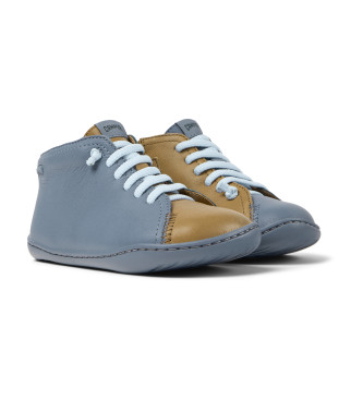 Camper Bottines Peu Cami en cuir bleu