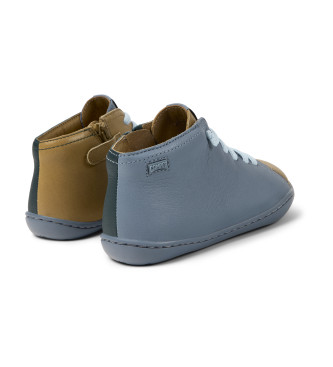 Camper Botines de piel Peu Cami azul