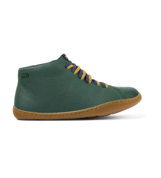 Camper Botins Peu Cami em pele verde