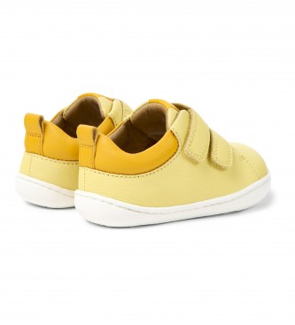 Camper Zapatos de Piel Peu Cami amarillo