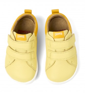Camper Zapatos de Piel Peu Cami amarillo
