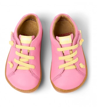 Camper Sapatos de Couro Peu Cami rosa