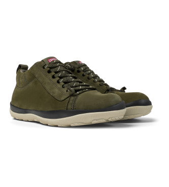 Camper Zapatillas de Piel Peu Pista Gore Tex verde