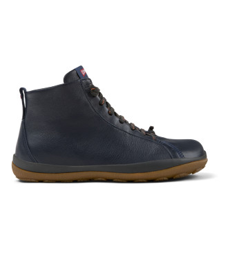 Camper Peu Pista ankelstvler i lder navy