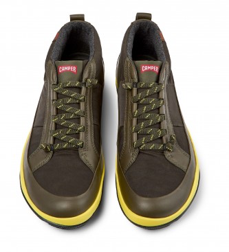 Camper Peu Pista GM leather shoes green