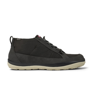 Camper Botines de piel Peu Pista GM gris oscuro