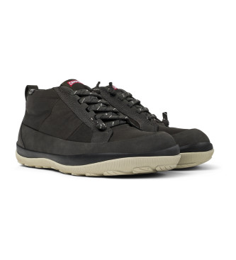 Camper Botines de piel Peu Pista GM gris oscuro