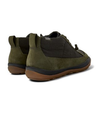 Camper Botines de piel Peu Pista GM verde oscuro