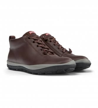 Camper Peu Pista GM leather shoes brown
