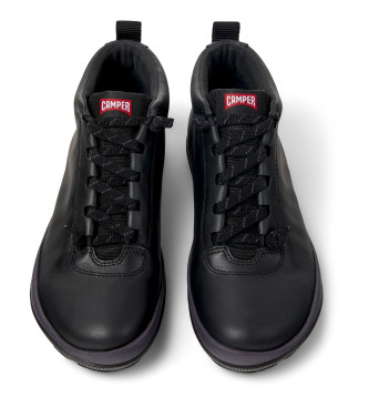 Camper Zapatos de Piel Peu Pista Gore Tex negro