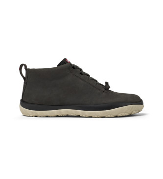 Camper Peu Pista GM dark grey leather ankle boots