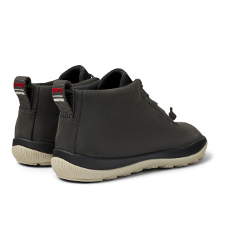 Camper Bottines Peu Pista GM en cuir gris fonc