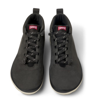 Camper Peu Pista GM dark grey leather ankle boots