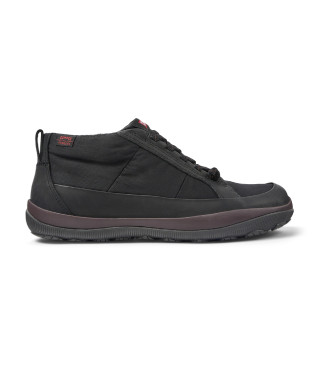 Camper Peu Pista GM black leather ankle boots