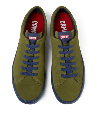Camper Peu Touring green leather shoes