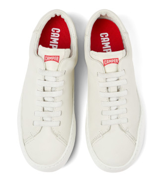 Camper Chaussures Peu Touring en cuir blanc