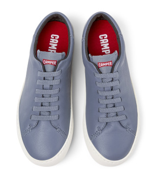 Camper Chaussures Peu Touring en cuir bleu